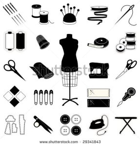 stock-photo-sewing-tailoring-icons-mannequin-needle-thread-machine-ribbon-labels-patterns-buttons-29341843